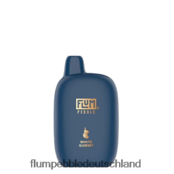 JD4B48 Flum Pebble Best Flavor FLUM PEBBLES 6000 Züge (Weihnachtsausgabe) weißes Gummi