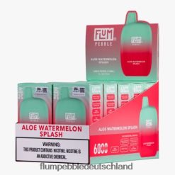 JD4B5 Flum Pebble Kaufen FLUM PEBBLES 6000 Züge 10 Packungen Aloe-Wassermelonen-Spritzer