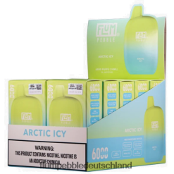 JD4B6 Flum Pebble Flavors FLUM PEBBLES 6000 Züge 10 Packungen arktisch eisig